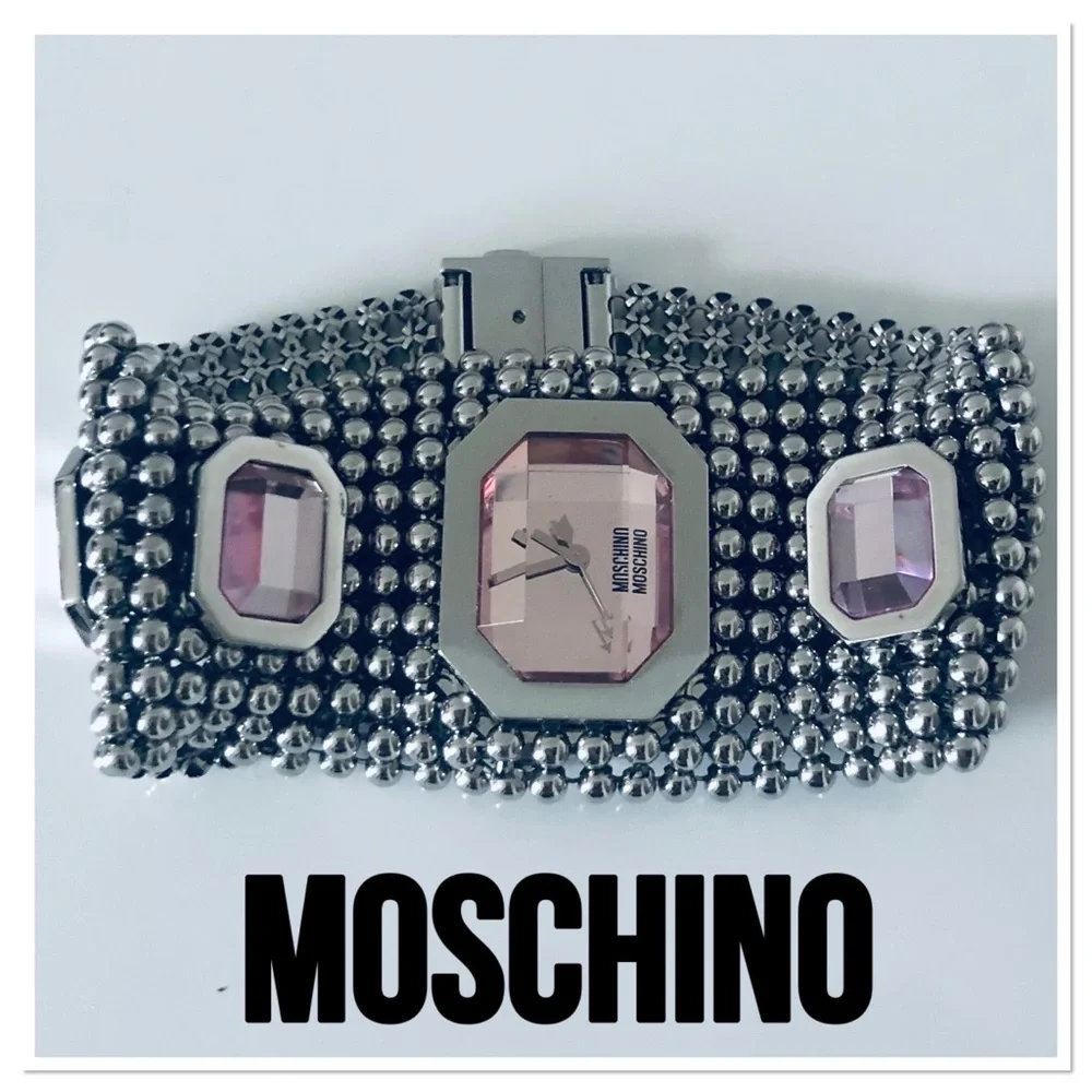 Moschino Cuff Bracelet/Watch🔥 - Picture 1 of 16